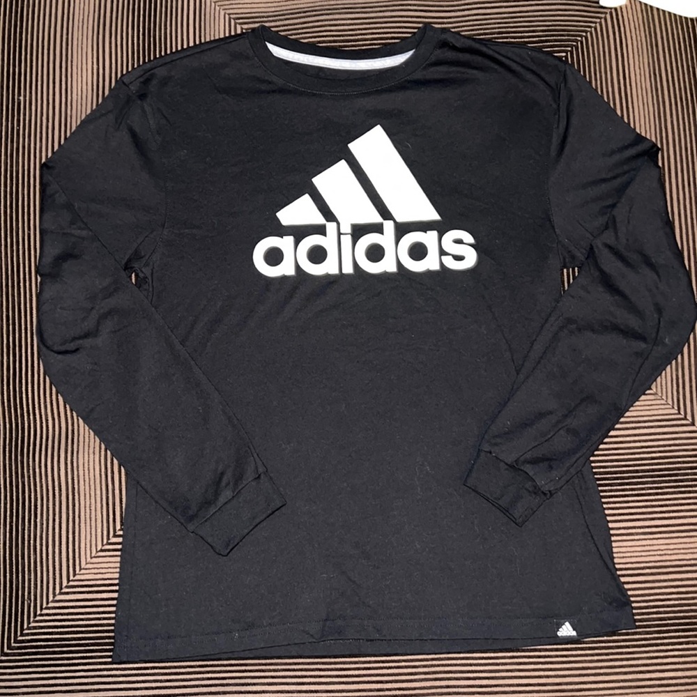 Women’s Adidas Black Long Sleeved Performance  Tee -Size M